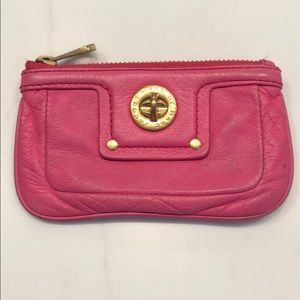 Marc by Marc Jacobs Pink Zip Card Case